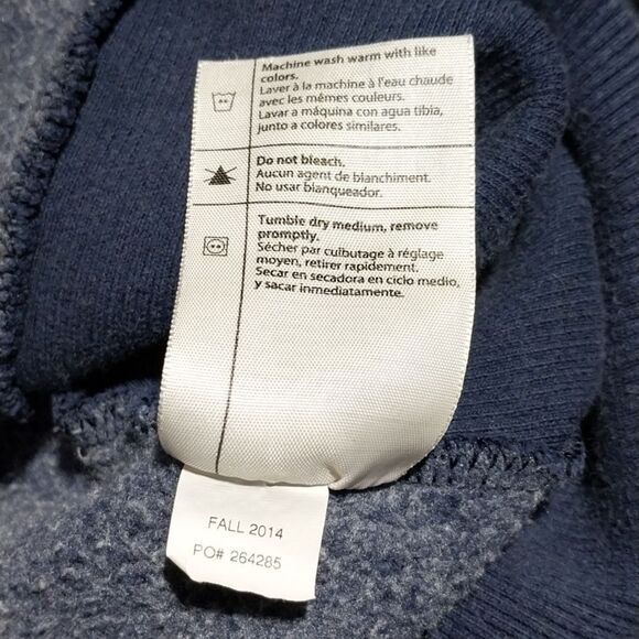 Carhartt Women's XL Blue Full Zip Sweatshirt - Picture 7 of 7